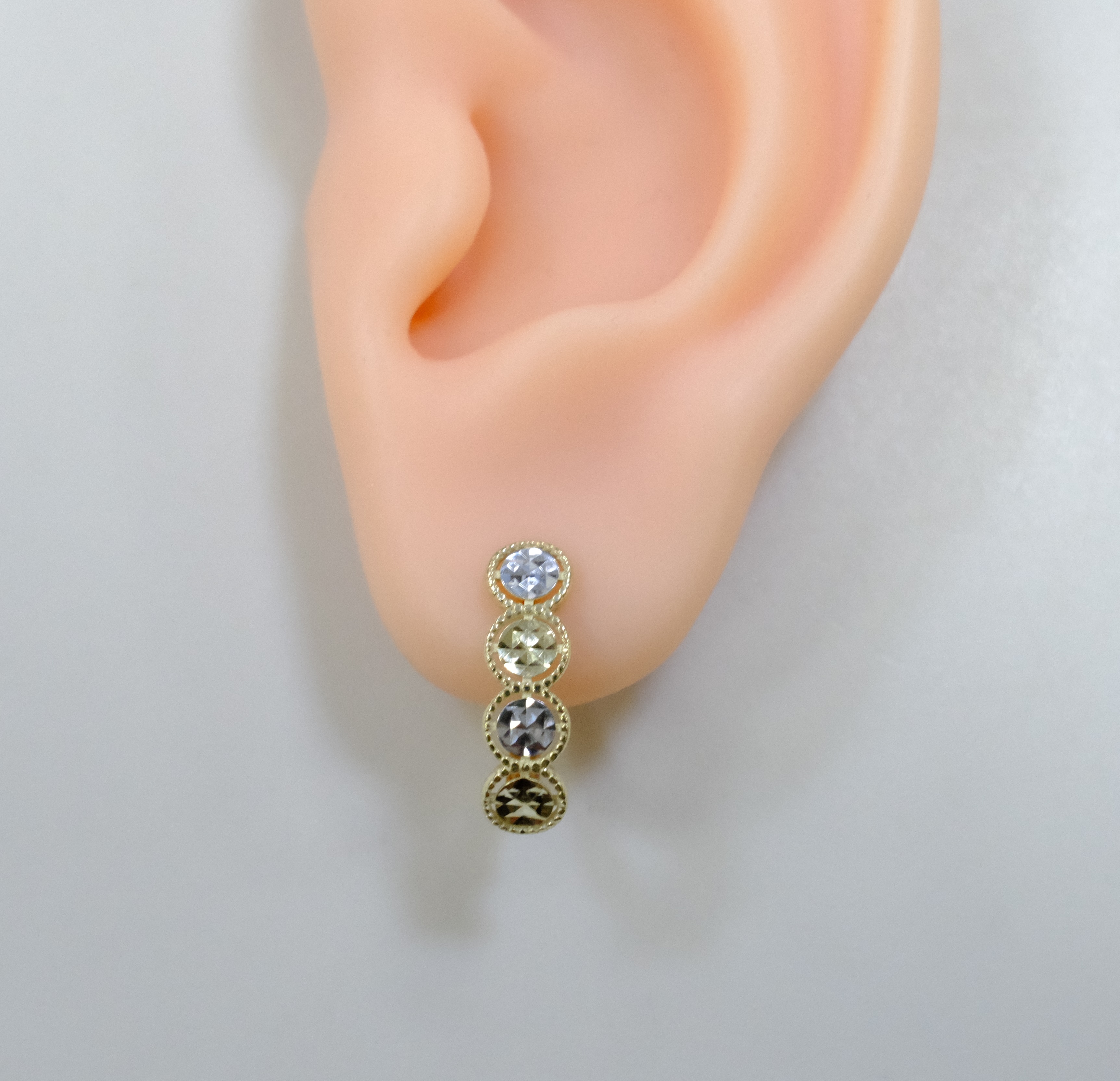 Серьги из желтого золота